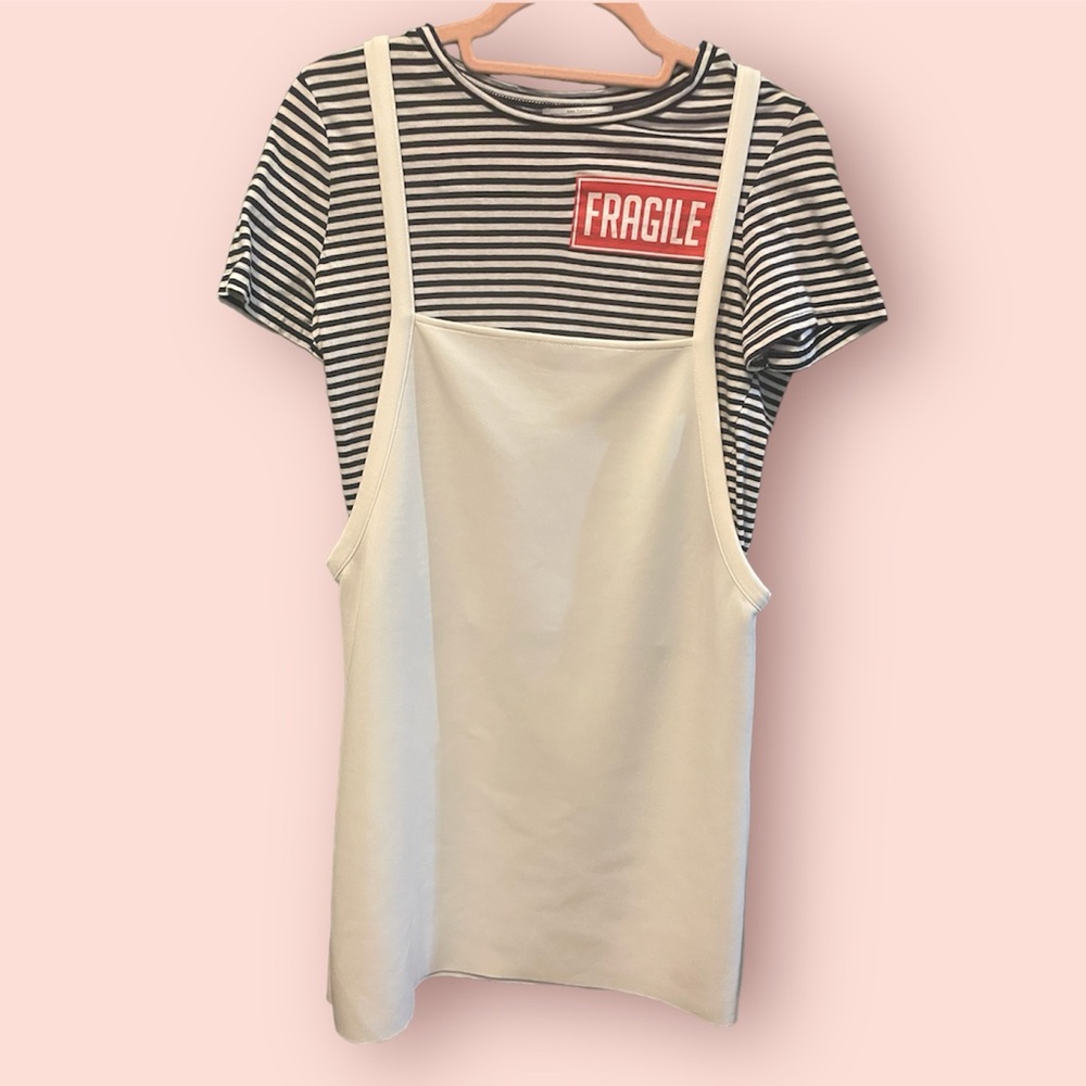 Zara Trf T-shirt snd Dress Set Size: S
